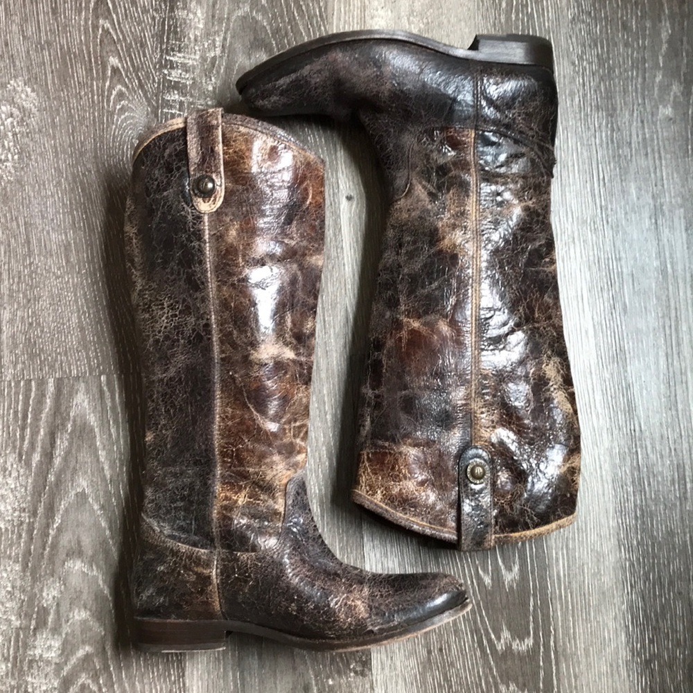 FRYE Melissa Button tall boots - Picture 7 of 16